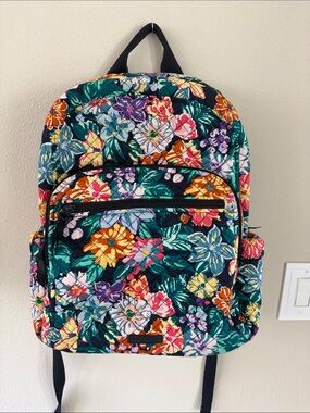 Vera Bradley Floral Print Quilted Backpack - Multicolor